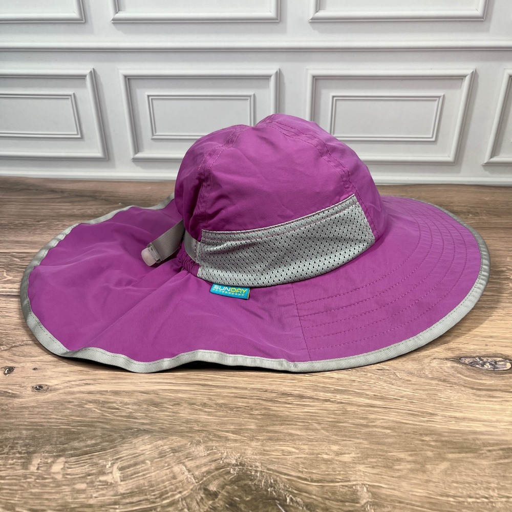 Sunday Afternoons Sun Hat Kids Purple Sun Protection Neck Veil Mesh Vents Large